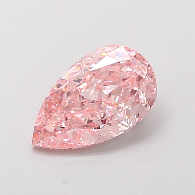 1.64 ct Pink (Vivid) VVS2 Pear Modified lab-grown diamond