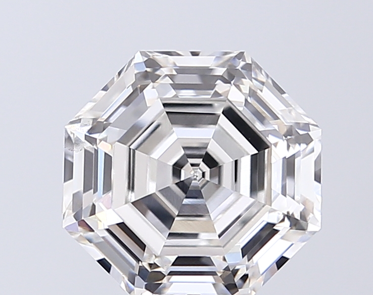 3.12 ct E VS1 Octagonal Brilliant lab-grown diamond