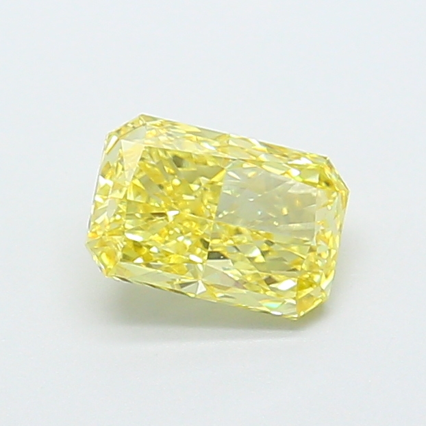 1.30 ct Radiant Fancy Intense Yellow Lab-Grown Diamond