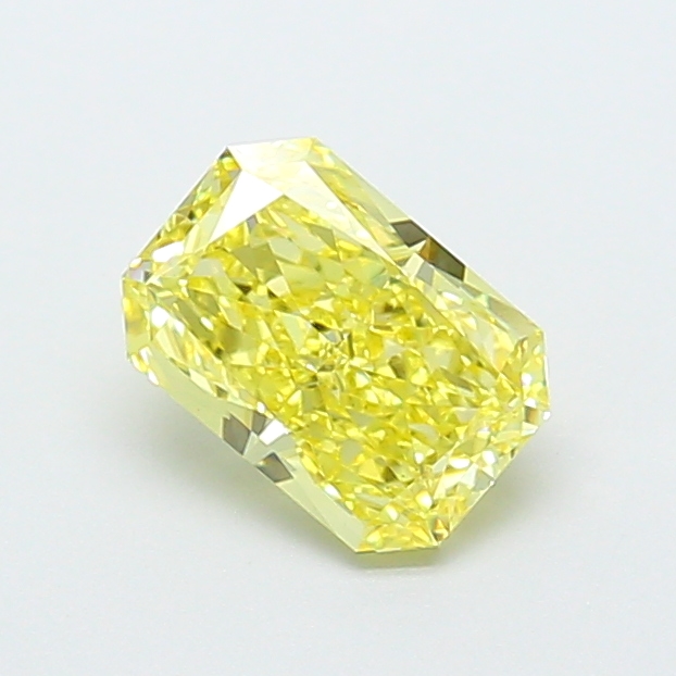 1.56 ct Radiant, Fancy Intense Yellow VS1 IGI CVD