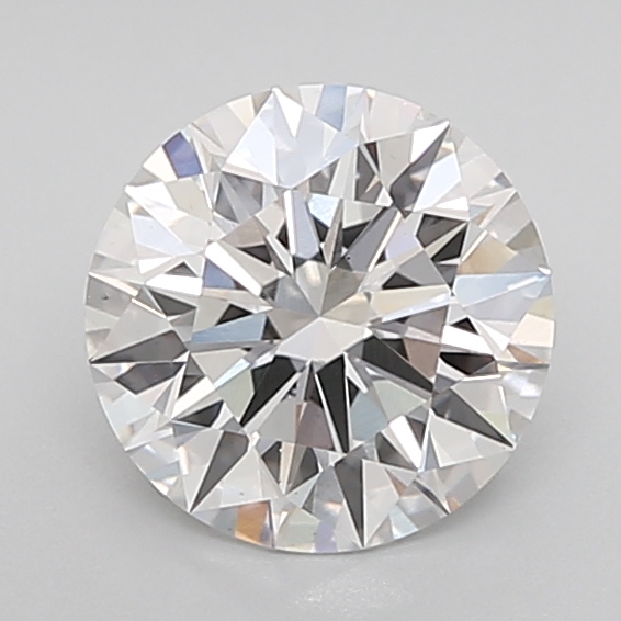 2.37 Carat Certified Loose Lab Grown CVD Diamond Round VS1 Color F Clarity