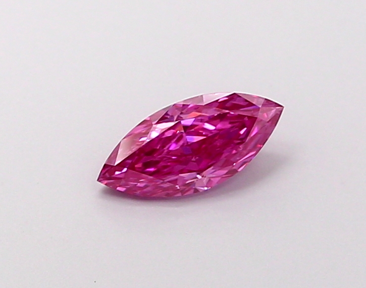 0.41 ct Marquise Fancy Vivid Purple Lab-Grown Diamond
