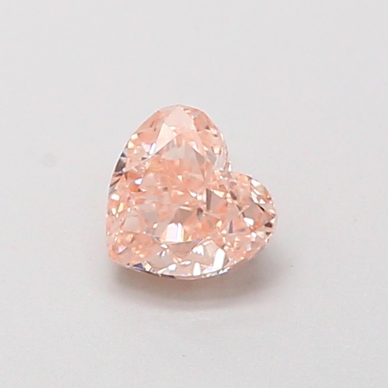 0.44 ct Pink (Intense) VVS2 Heart Modified lab-grown diamond