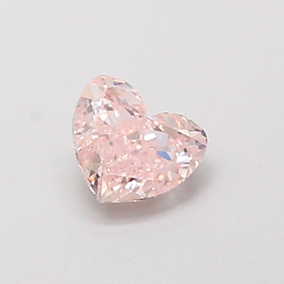 0.41 ct Pink (Intense) VS1 Heart Modified lab-grown diamond