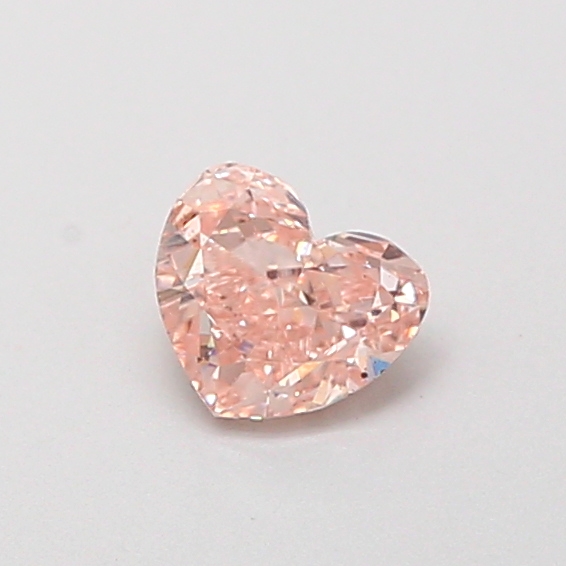 0.35 ct Pink (Vivid) VS2 Heart Modified lab-grown diamond