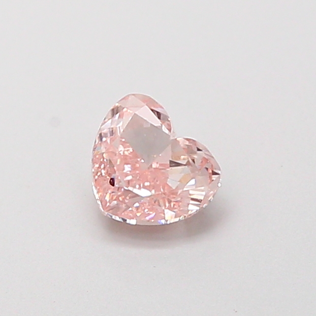 0.46 ct Pink (Intense) VS1 Heart Modified lab-grown diamond