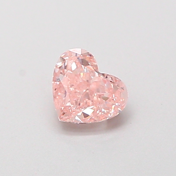 0.38 ct Pink (Vivid) SI1 Heart Modified lab-grown diamond