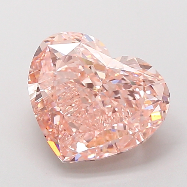 5.01 ct Heart Fancy Intense Pink Lab-Grown Diamond