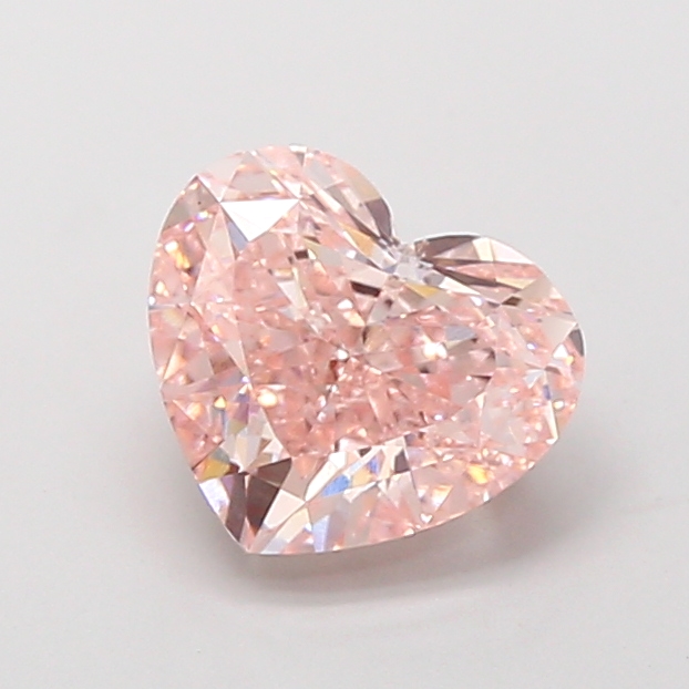 3.01 ct Heart Fancy Intense Pink Lab-Grown Diamond