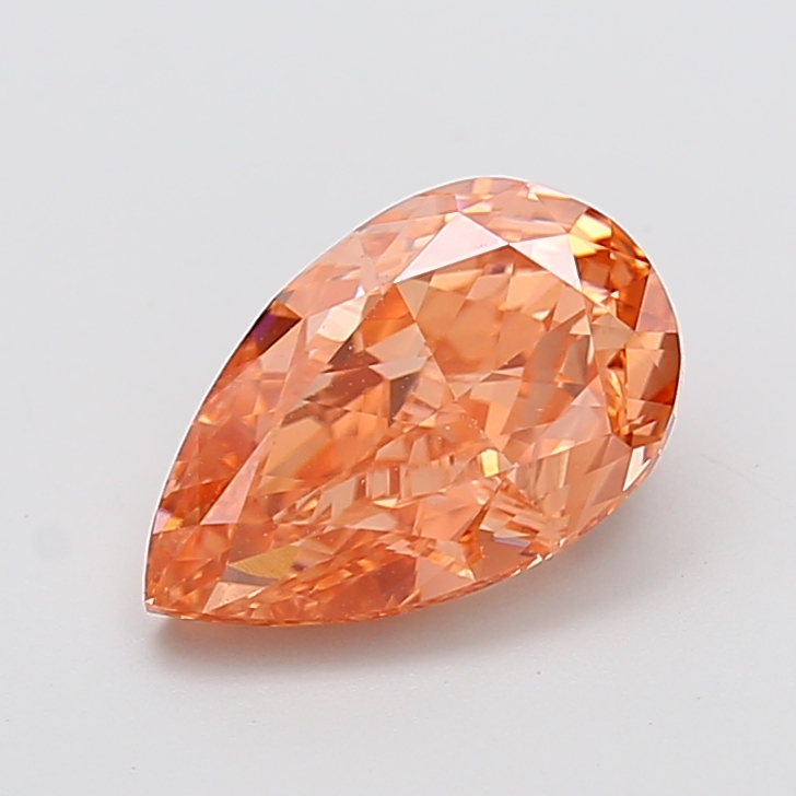 3.10 ct Pink (Intense) VS1 Pear Modified lab-grown diamond