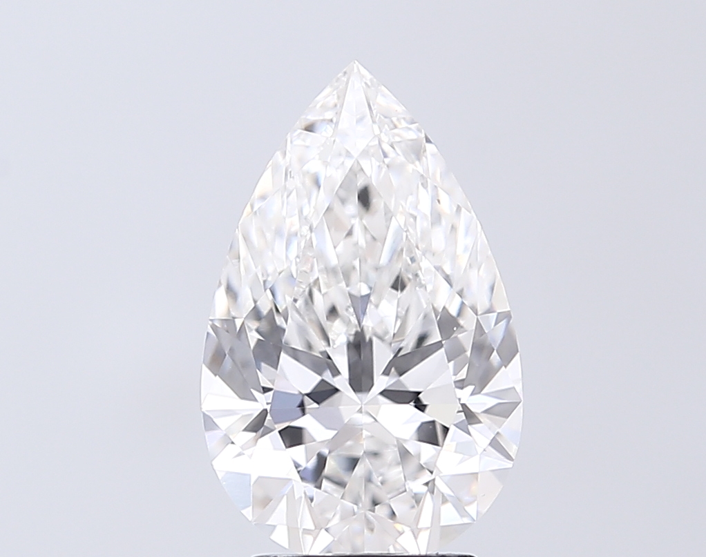 3.10 ct E VVS2 Pear Brilliant lab-grown diamond