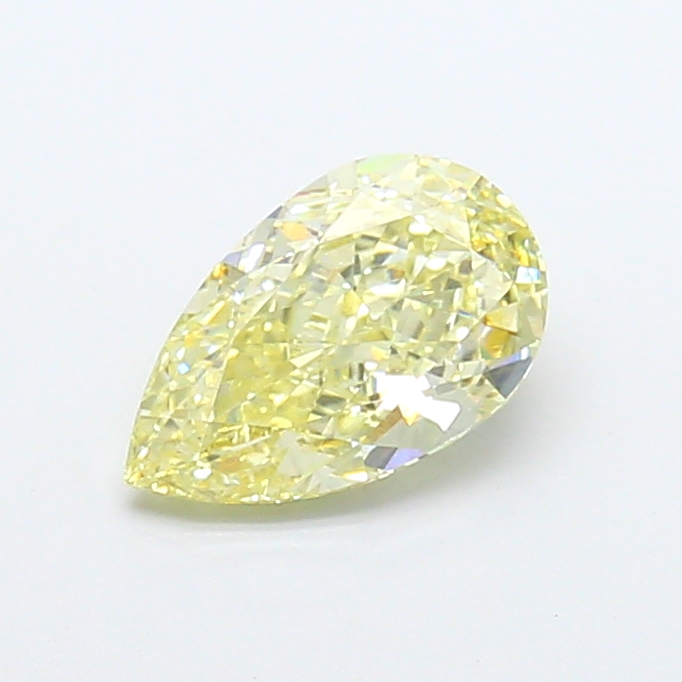 1.41 ct Pear Fancy Light Yellow Lab-Grown Diamond