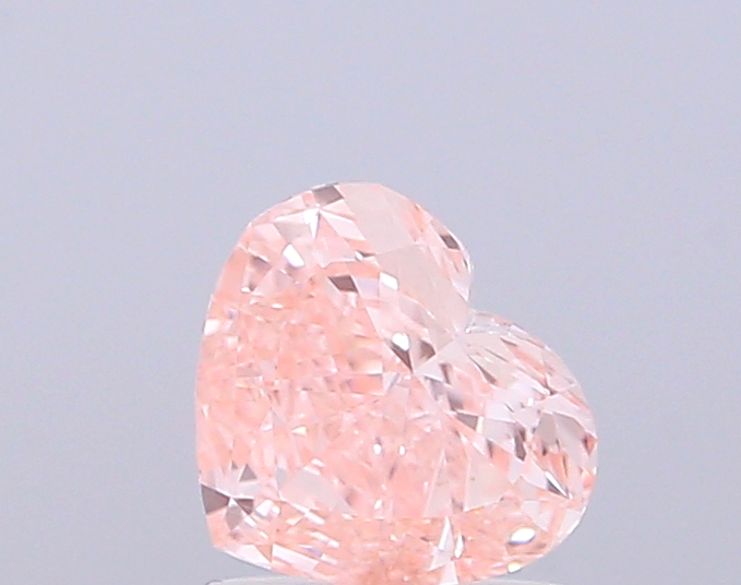 0.87 ct Heart, Fancy Intense Pink VS1 CVD
