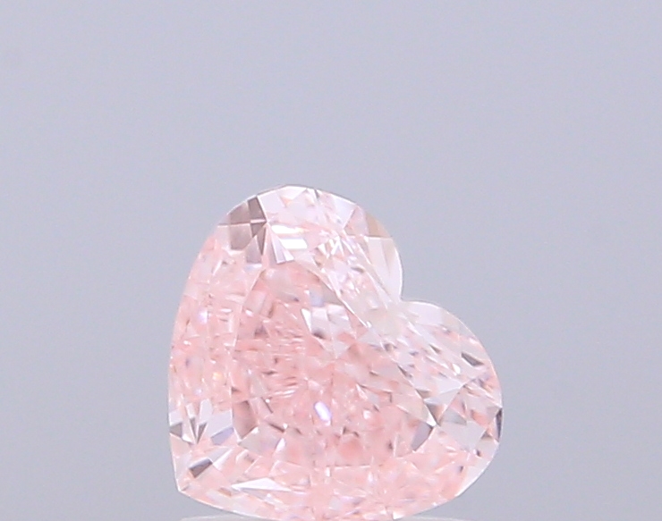 1.01 ct Heart, Fancy Intense Pink VVS2 IGI CVD
