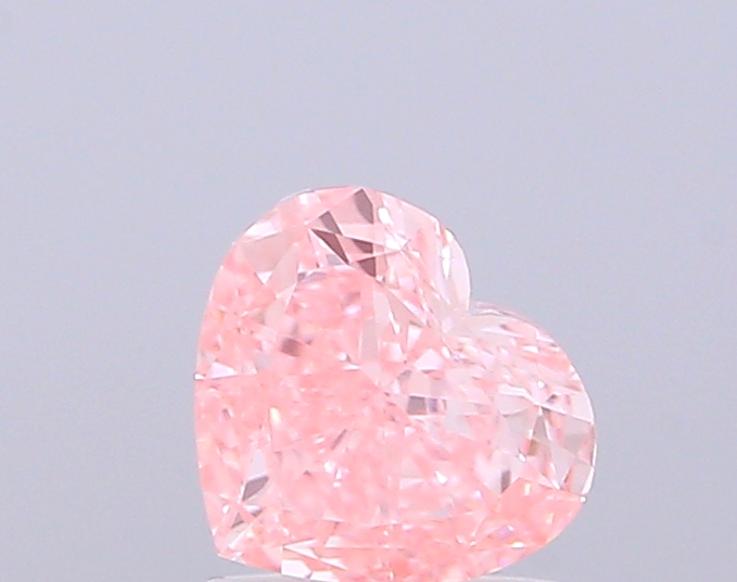 0.97 ct Heart, Fancy Intense Pink VS1 CVD