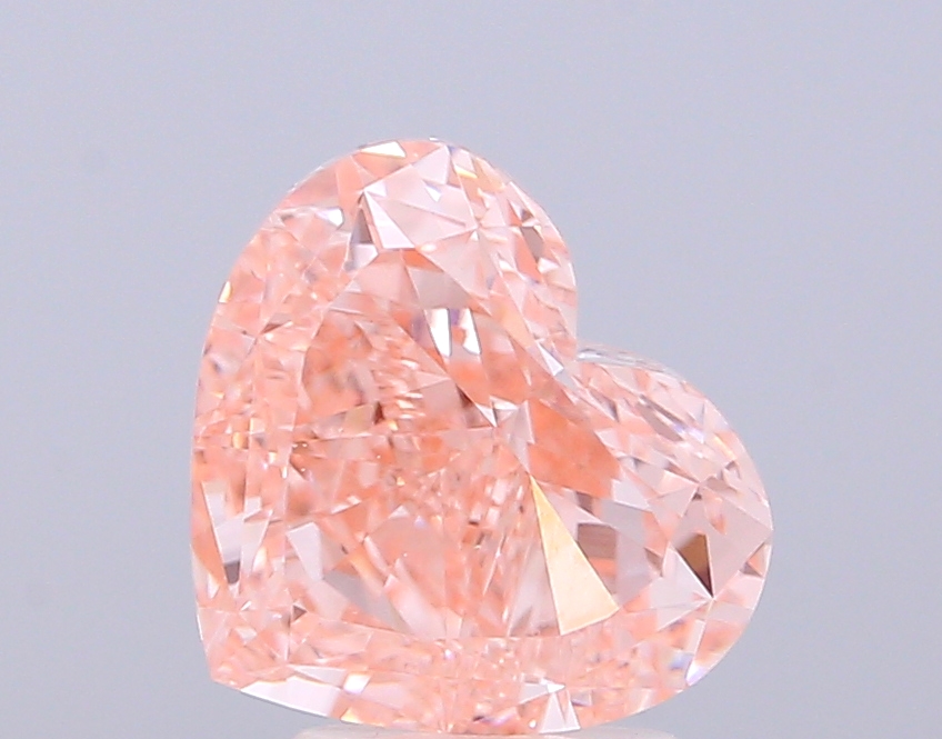 3.03 ct Heart, Fancy Intense Pink VS1 IGI CVD