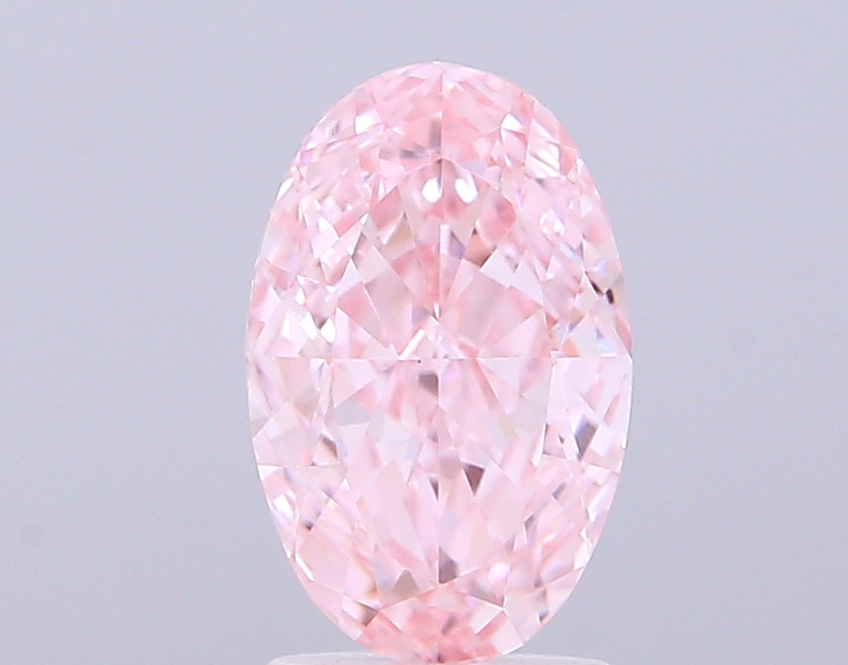 1.80 ct Oval, Fancy Intense Pink VVS2 IGI CVD