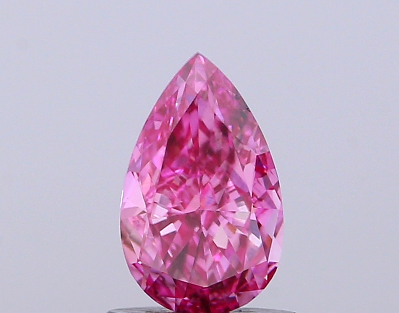 1.10 ct Pear, Fancy Intense Purple VS1 CVD
