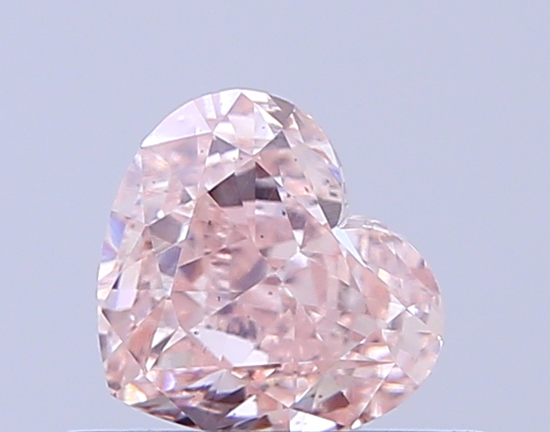 0.57 ct Brown (Fancy Light) SI1 Heart Modified lab-grown diamond