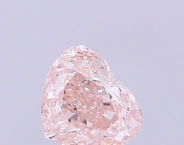 0.75 ct Brown (Light) VVS2 Heart Modified lab-grown diamond