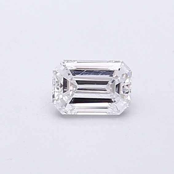 Actual 0.28 carat D Emerald lab-grown diamond