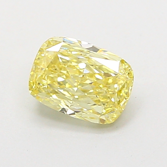 0.28 ct Princess Fancy Vivid Yellow Lab-Grown Diamond