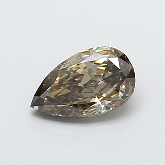 0.32 ct Pear Fancy Vivid Black Lab-Grown Diamond