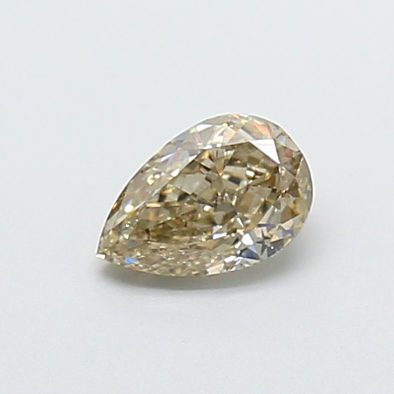 0.45 ct Pear Fancy Vivid Brown Lab-Grown Diamond