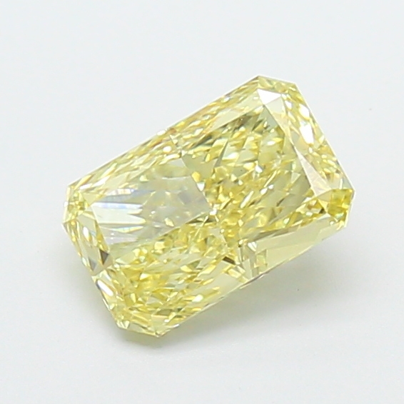 0.94 ct Radiant Fancy Vivid Yellow Lab-Grown Diamond