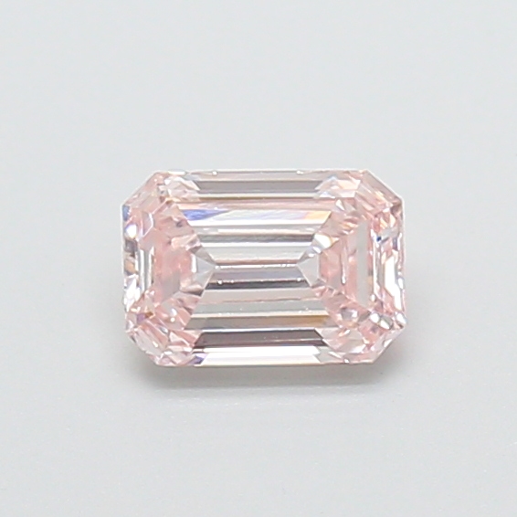 0.51 ct Emerald Fancy Vivid Pink Lab-Grown Diamond
