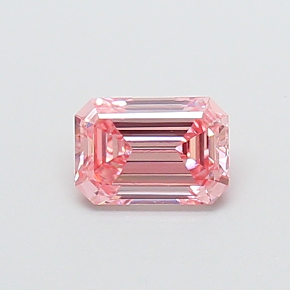 0.47 ct Emerald Fancy Vivid Pink Lab-Grown Diamond