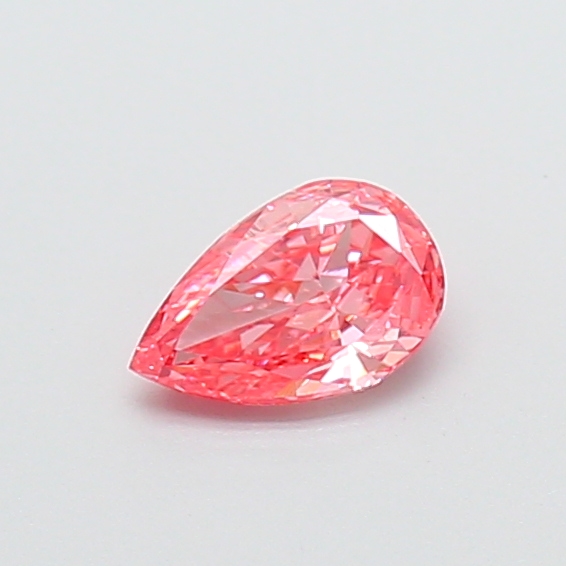 0.34 ct Pear Fancy Vivid Pink Lab-Grown Diamond