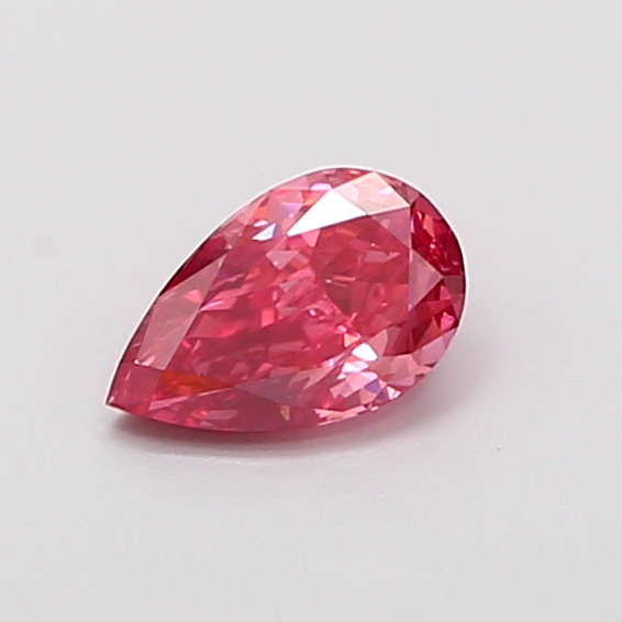 0.42 ct Pear Fancy Vivid Pink Lab-Grown Diamond
