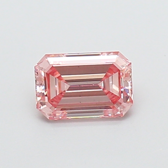 0.59 ct Emerald Fancy Vivid Pink Lab-Grown Diamond