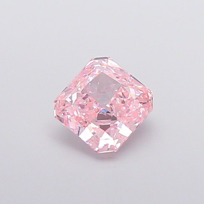 1.45 ct Pink (Intense) VVS2 Square Radiant lab-grown diamond
