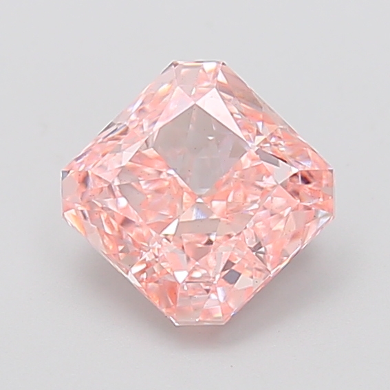 1.90 ct Pink (Intense) VS2 Square Radiant lab-grown diamond
