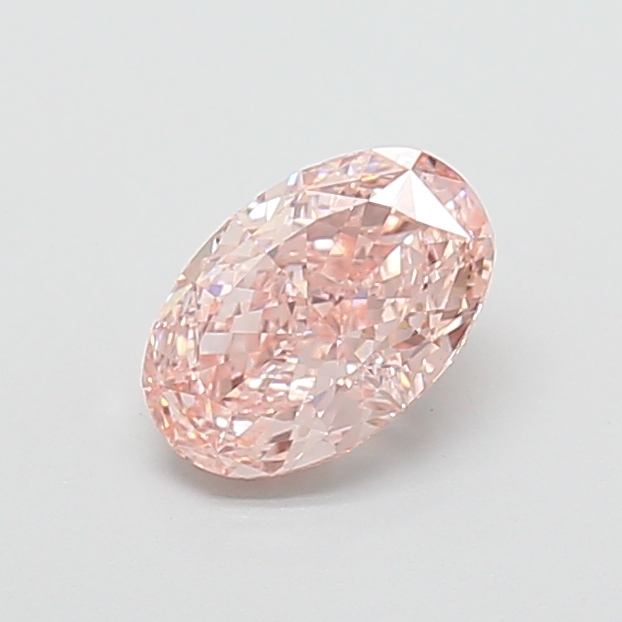 0.94 ct Oval Fancy Vivid Pink Lab-Grown Diamond