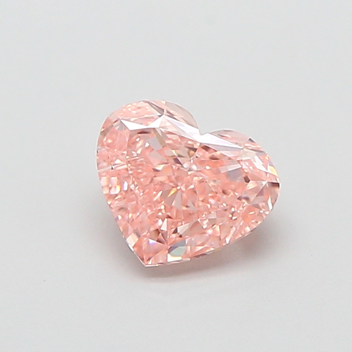 1.00 ct Heart Fancy Intense Pink Lab-Grown Diamond