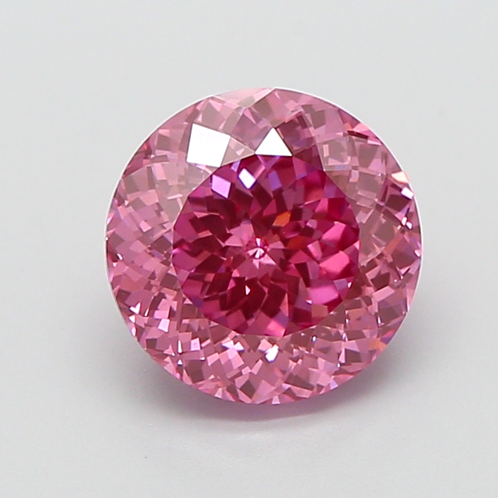 2.05 ct Portuguese Fancy Vivid Pink Lab-Grown Diamond