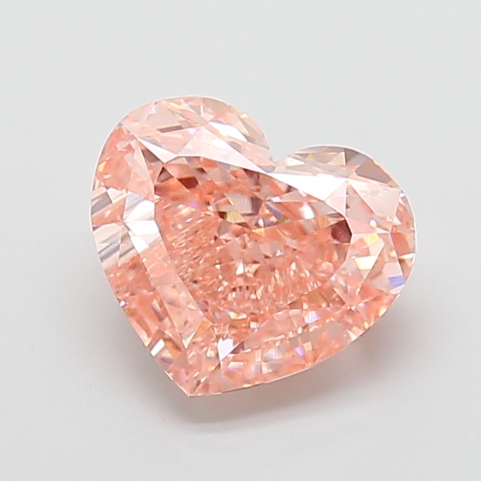 4.01 ct Heart Fancy Vivid Pink Lab-Grown Diamond