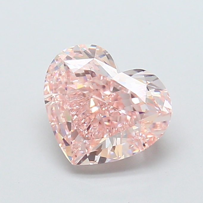 2.03 ct Heart, Fancy Intense Pink VS1 IGI CVD