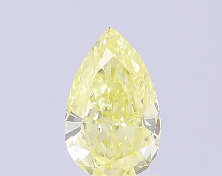 0.26 ct Pear, Fancy Intense Yellow VS1 CVD