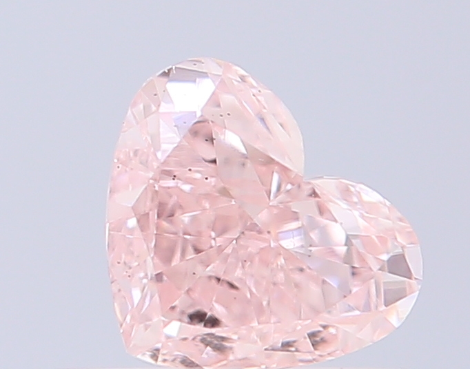 0.44 ct Heart, Fancy Intense Pink VS1 CVD