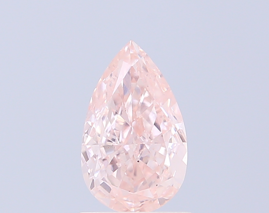 0.97 ct Pear, Fancy Intense Pink VS1 CVD