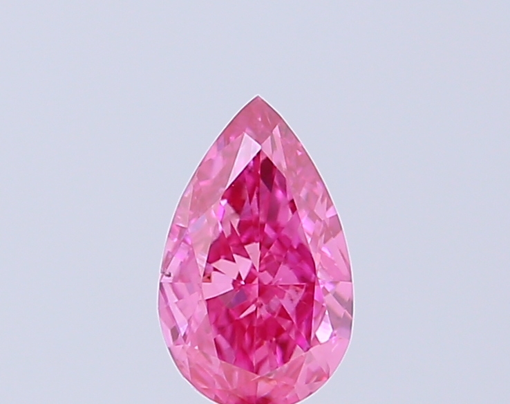 0.51 ct Pear, Fancy Intense Purple VS1 CVD
