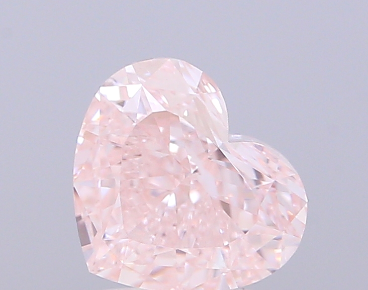 2.08 ct Heart lab grown diamond Fancy Intense Pink VVS2