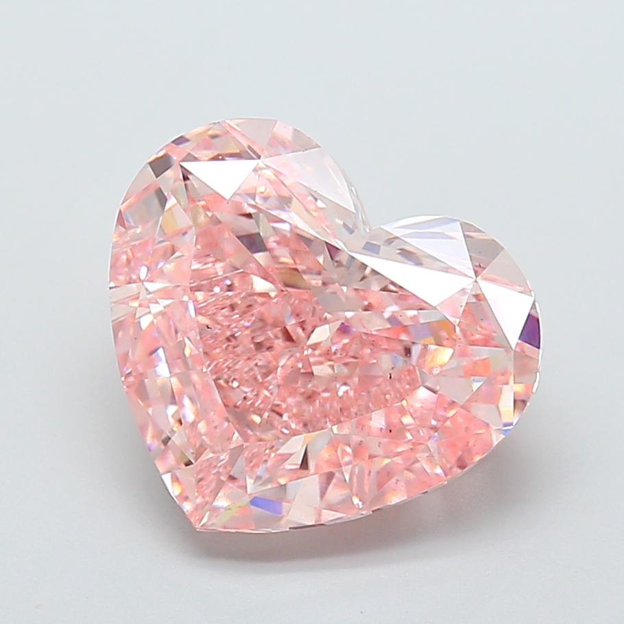 10.00 ct Heart Fancy Intense Pink Lab-Grown Diamond