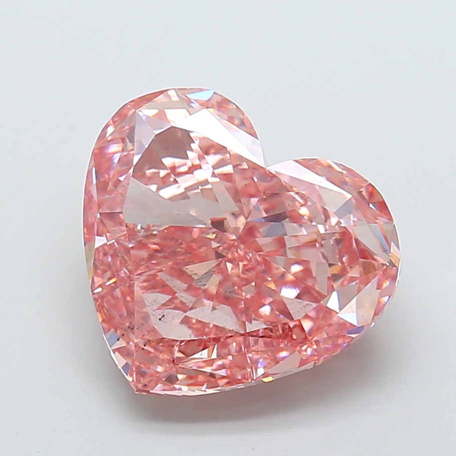 10.07 ct Heart Fancy Intense Brownish Pink Lab-Grown Diamond