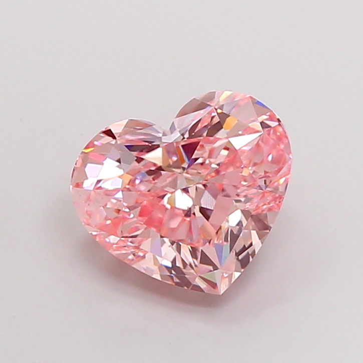 4.02 ct Heart Fancy Vivid Pink Lab-Grown Diamond