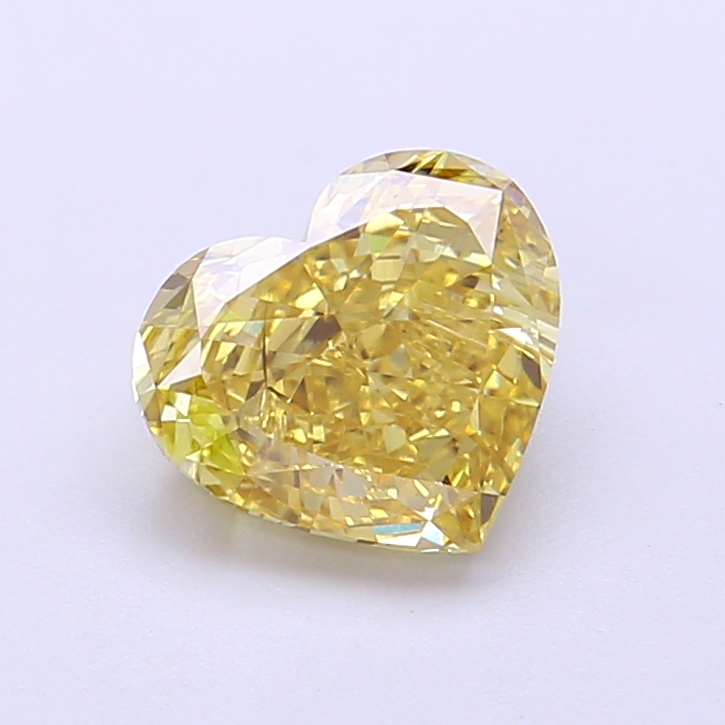 1.52 ct Heart Fancy Light Yellow Lab-Grown Diamond